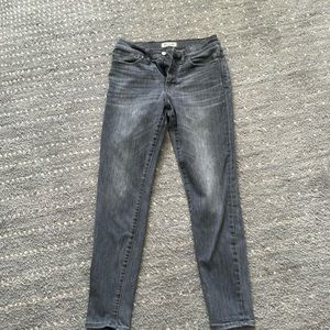 Size 28 Madewell Gray Skinny Jeans